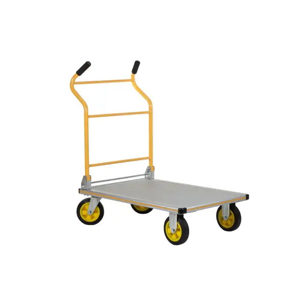 VOZIČEK S PLATFORMO ALU 350KG, Z ROČAJI